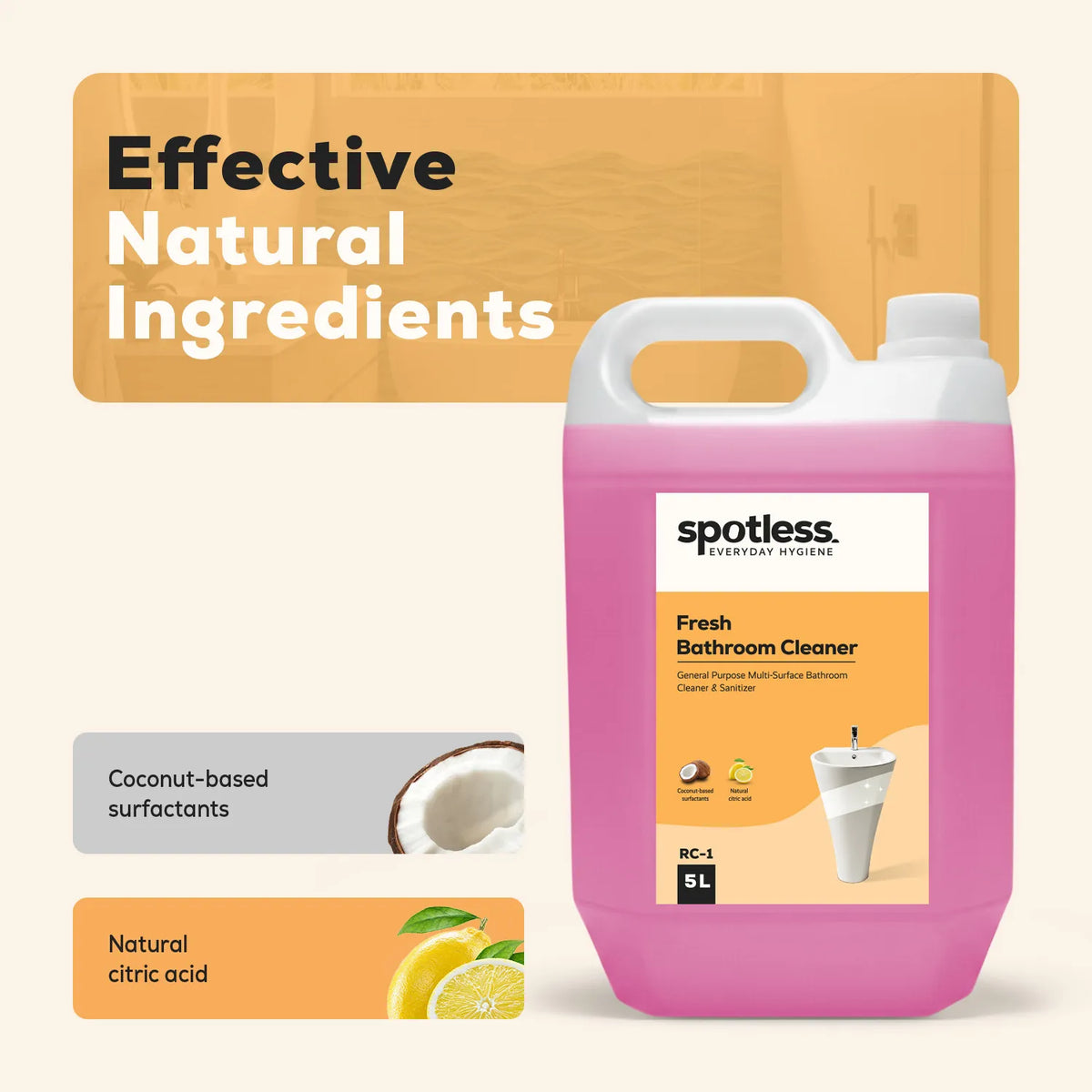 Compaintless Cleaner Fresh Bathroom Cleaner (RC-1) – spotless.